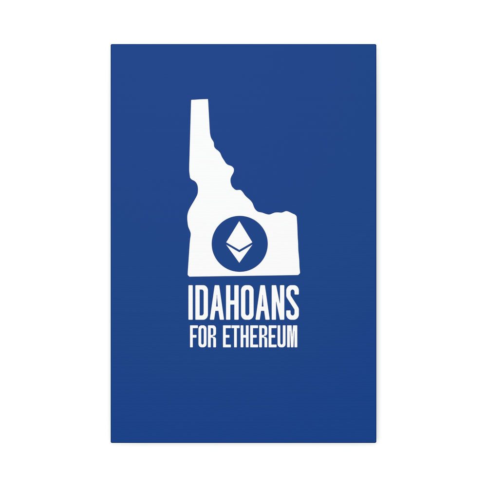 Idahoans for Ethereum | Wall Canvas