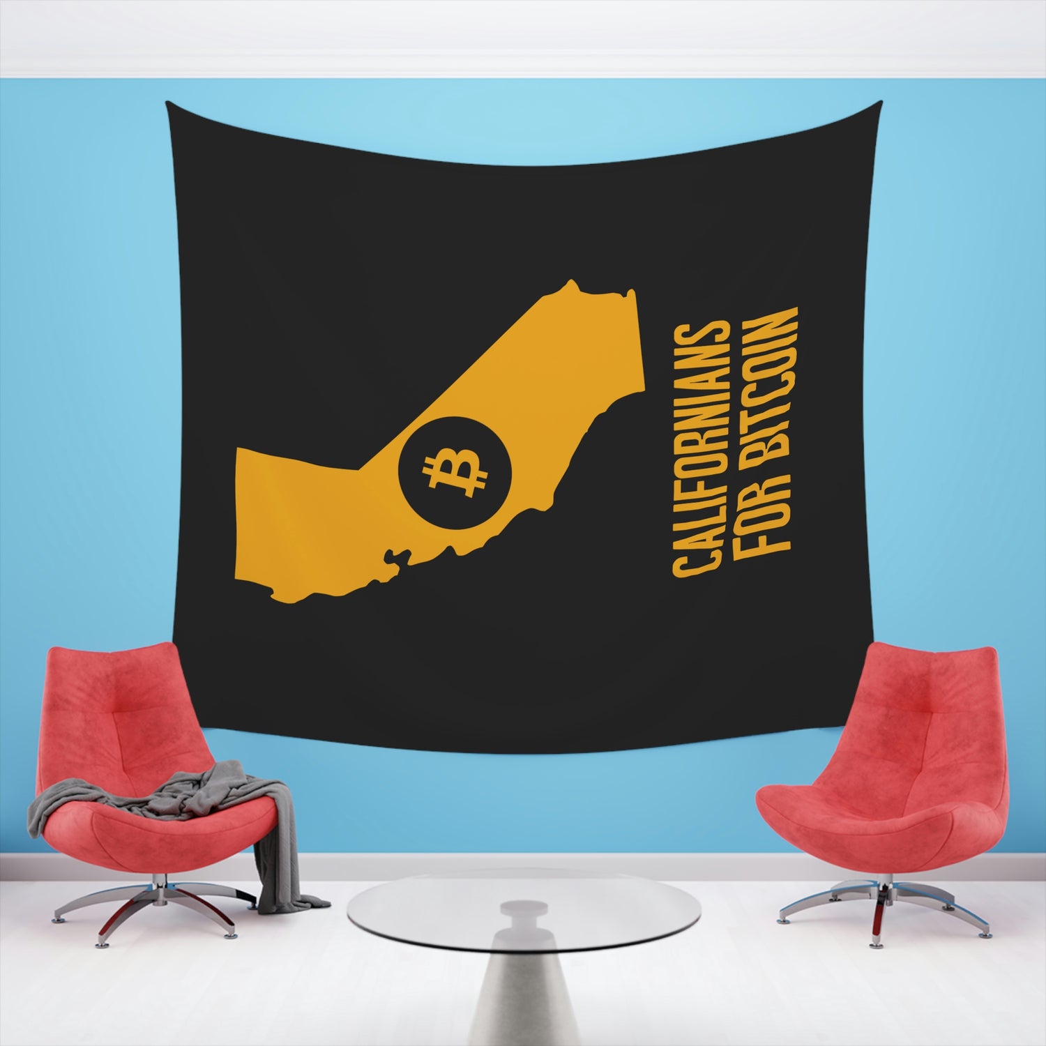 Californians for Bitcoin | Wall Tapestry