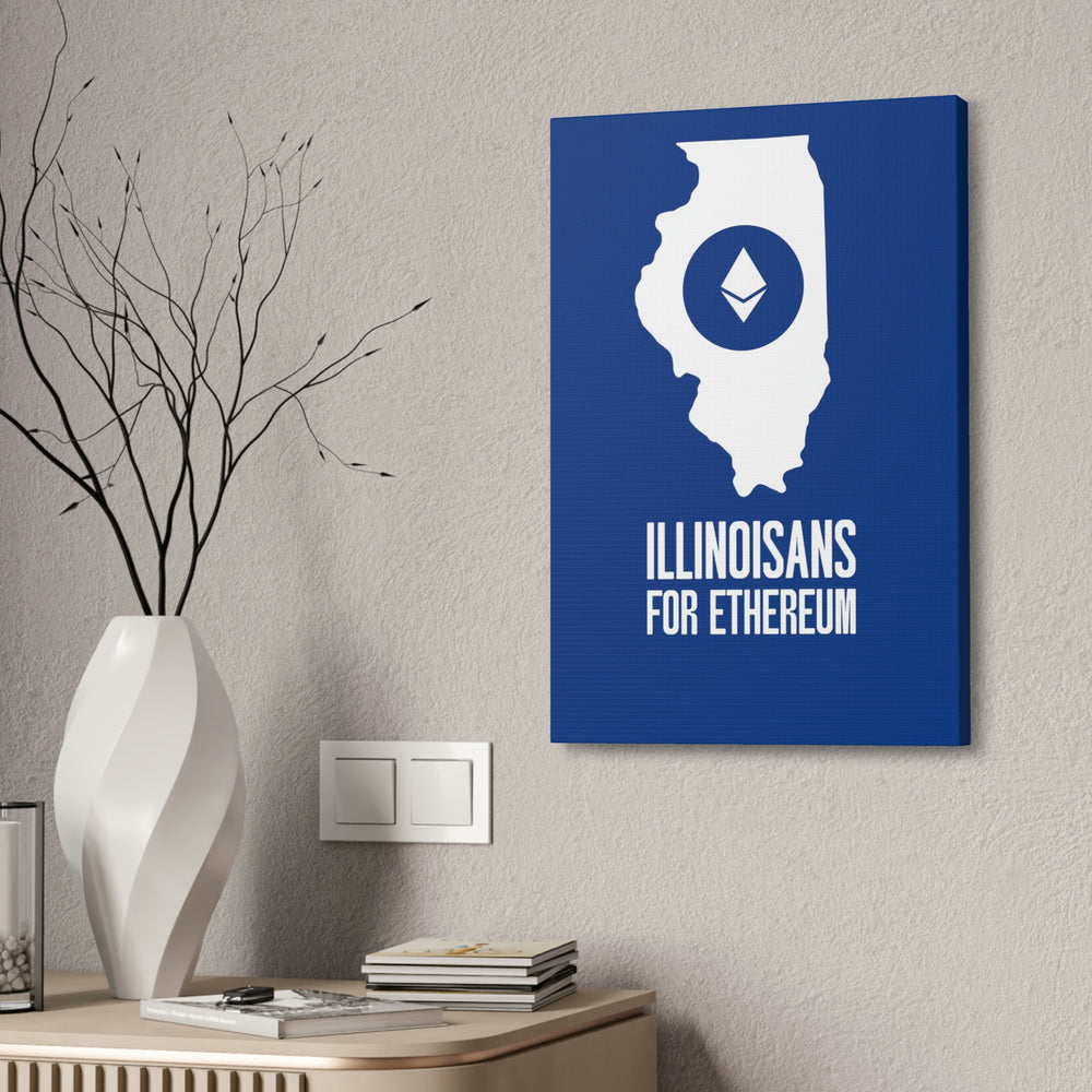 Illinoisans for Ethereum | Wall Canvas