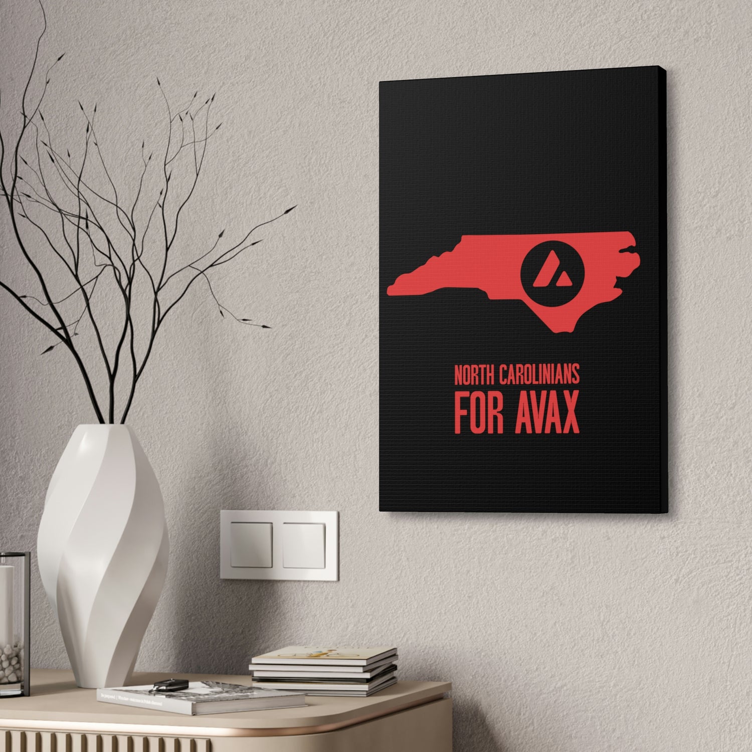 North Carolinians for Avax | Wall Canvas