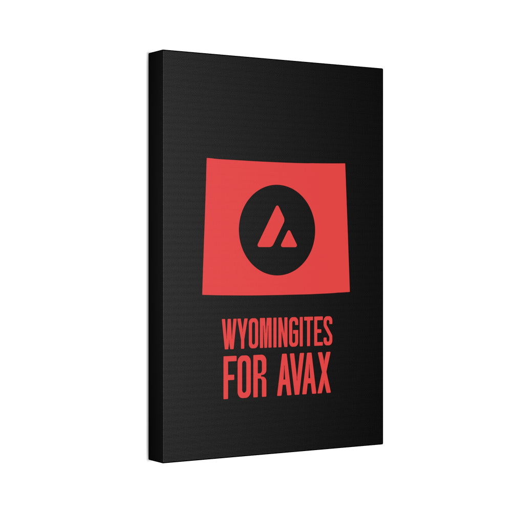 Wyomingites for Avax | Wall Canvas