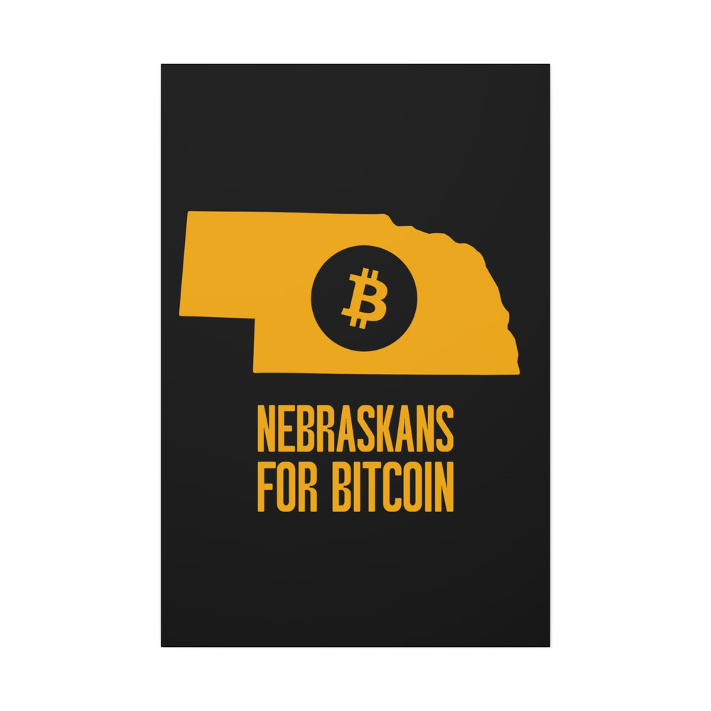 Nebraskans for Bitcoin | Wall Canvas