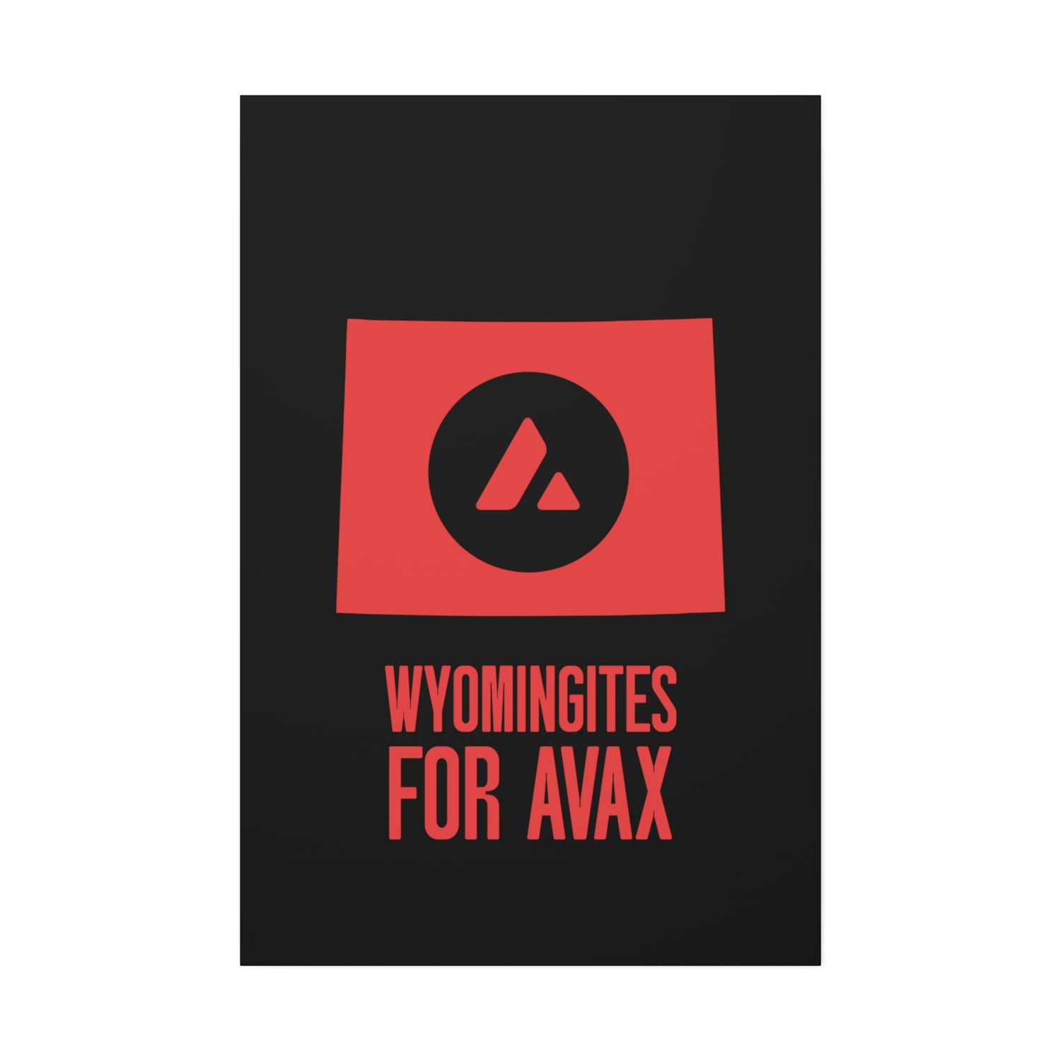 Wyomingites for Avax | Wall Canvas