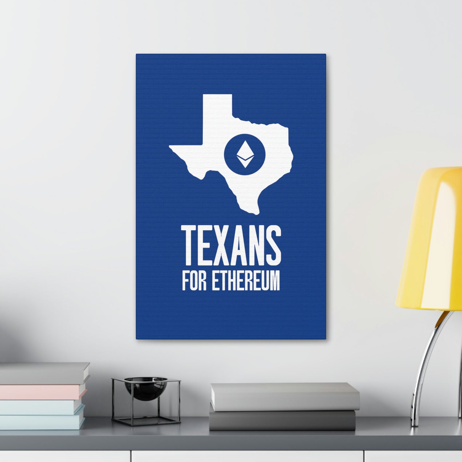 Texans for Ethereum | Wall Canvas