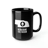 Nebraskans for Ethereum | Black Mug