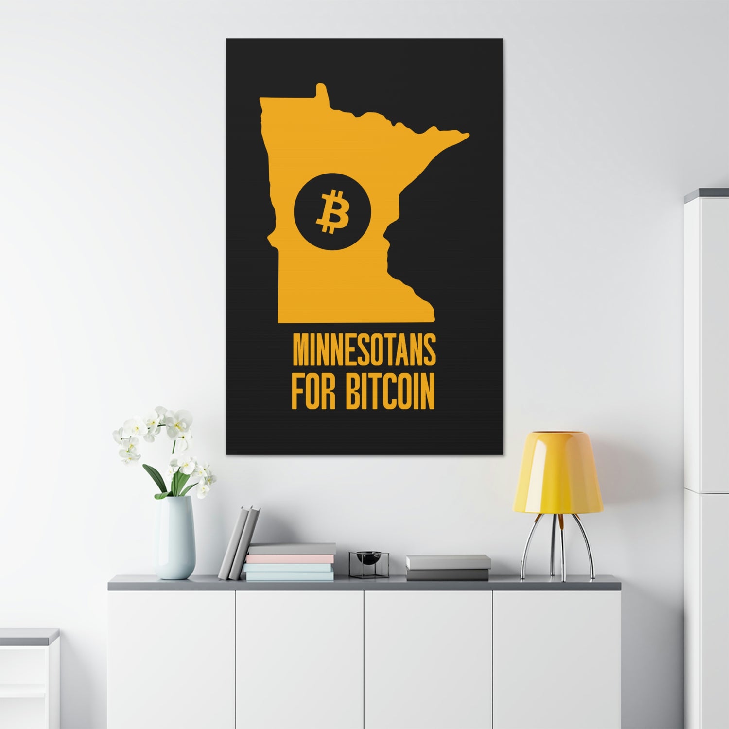 Minnesotans for Bitcoin | Wall Canvas