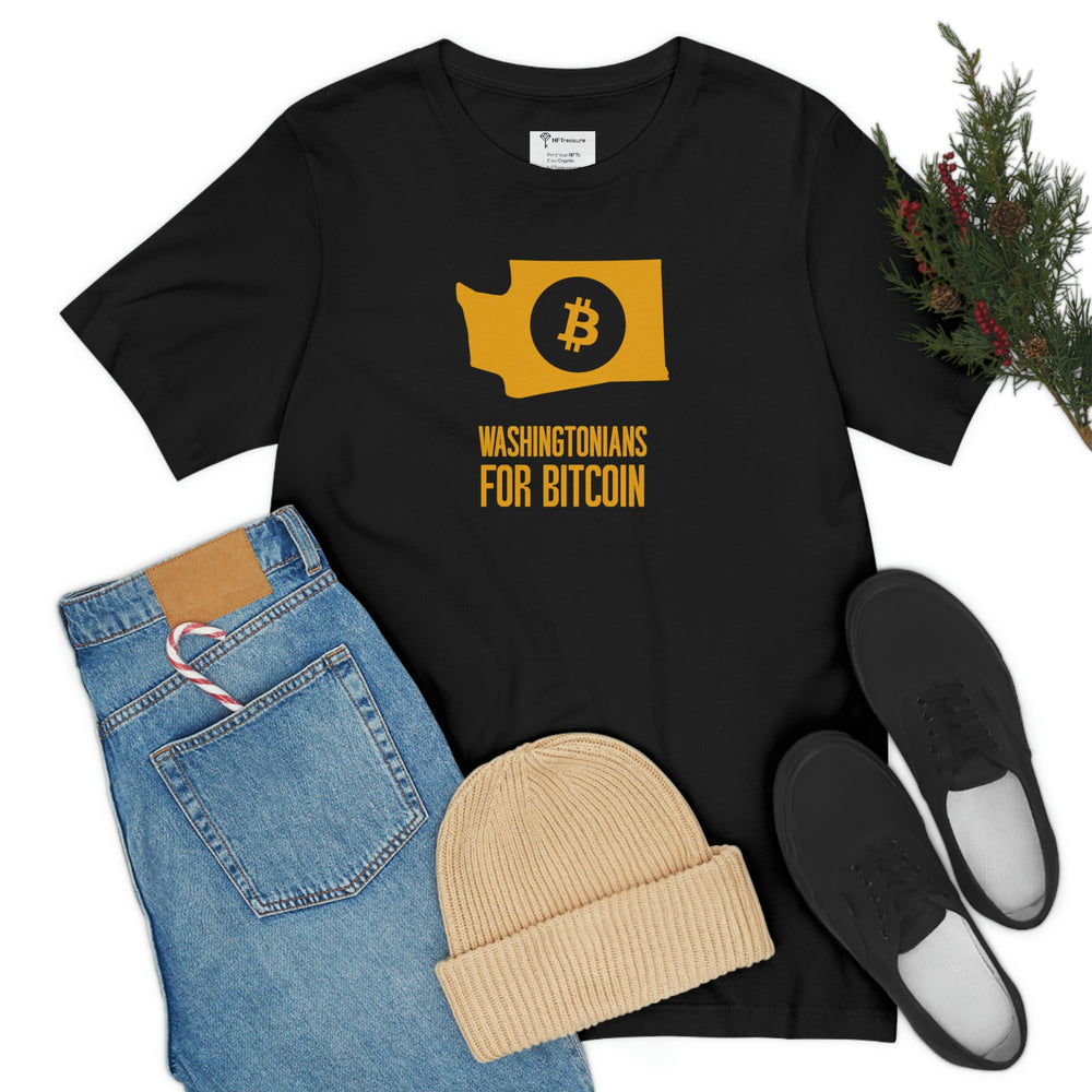 Washingtonians State for Bitcoin | T-Shirt