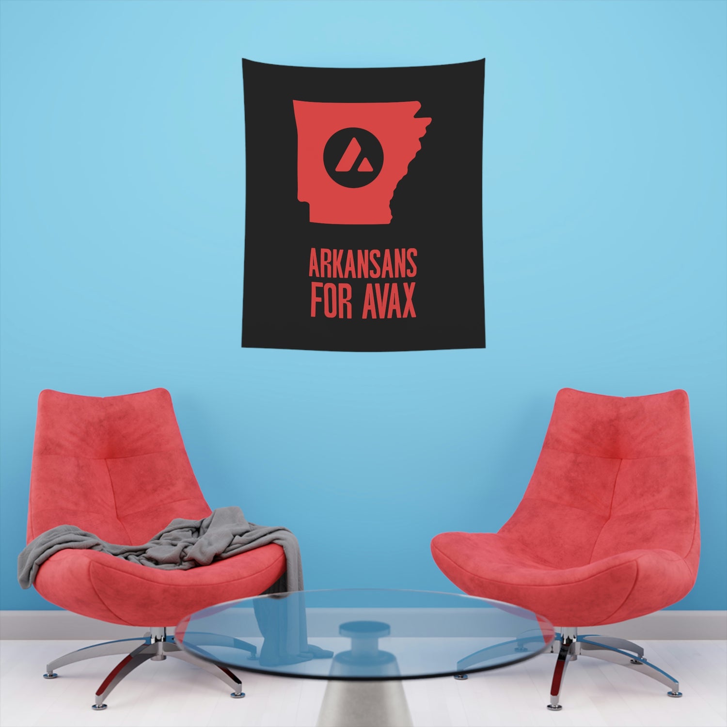 Arkansans for Avax | Wall Tapestry