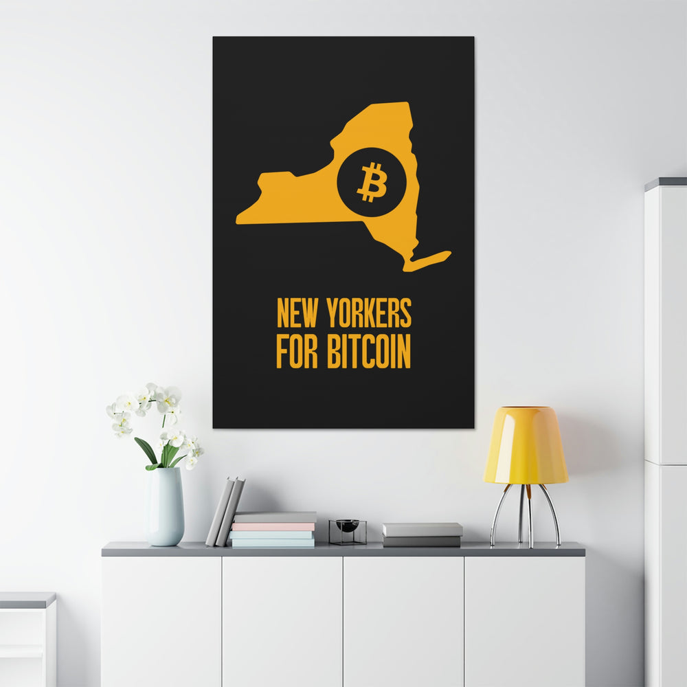 New Yorkers for Bitcoin | Wall Canvas