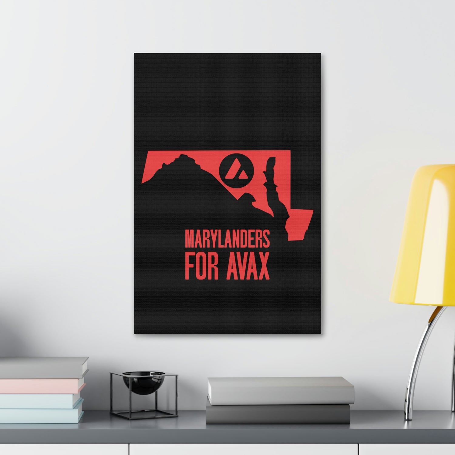 Marylanders for Avax | Wall Canvas