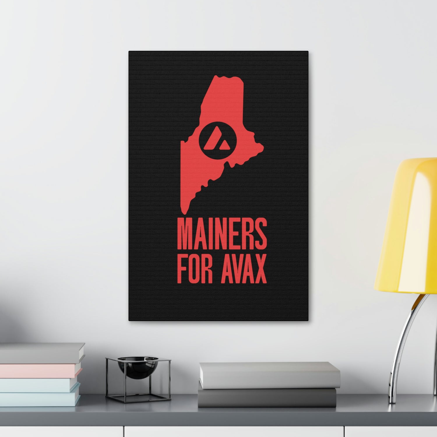 Mainers for Avax | Wall Canvas