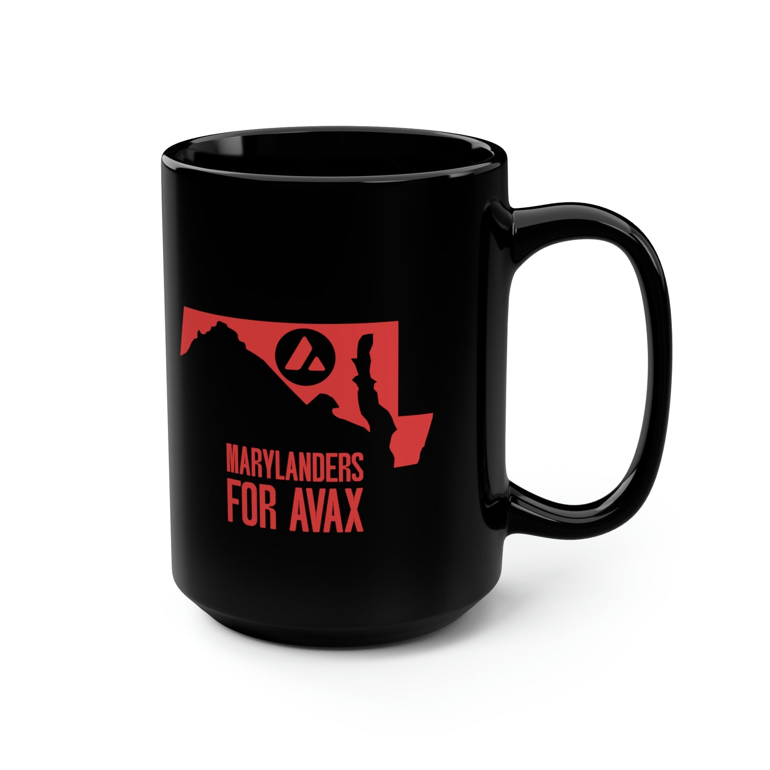 Marylanders for Avax | Black Mug