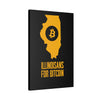 Illinoisans for Bitcoin | Wall Canvas