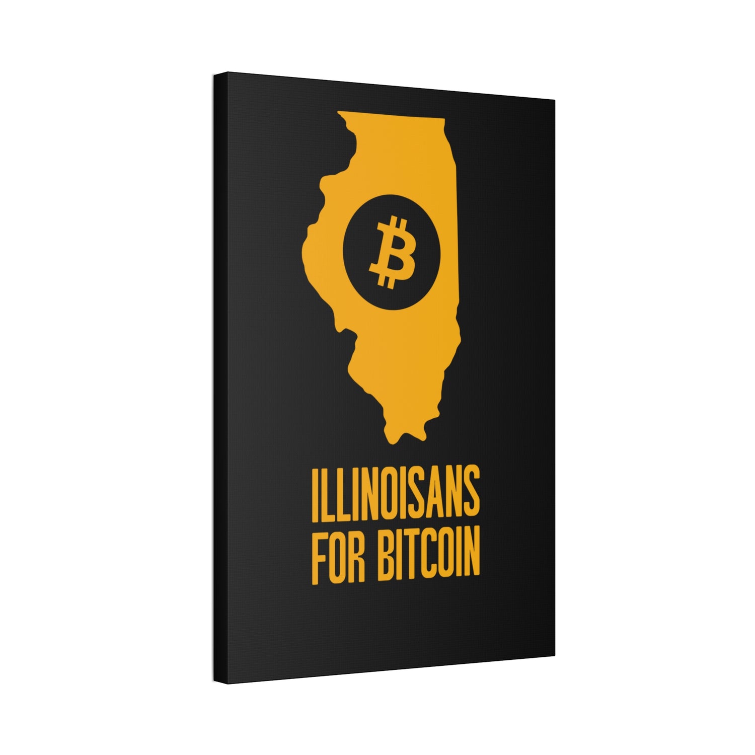 Illinoisans for Bitcoin | Wall Canvas