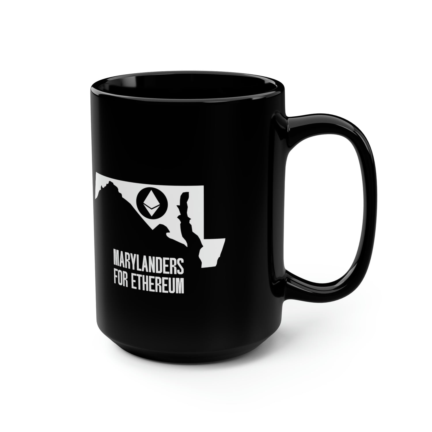 Marylanders for Ethereum | Black Mug