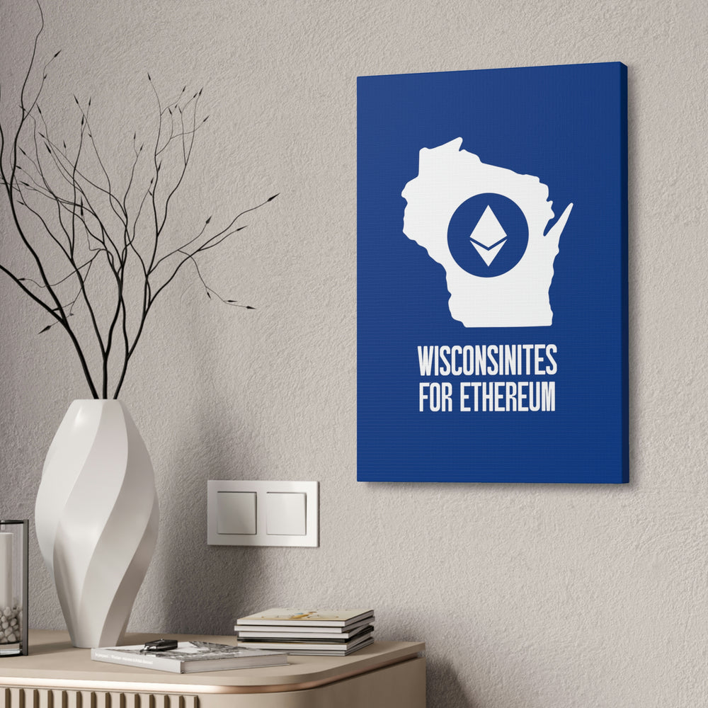 Wisconsinites for Ethereum | Wall Canvas