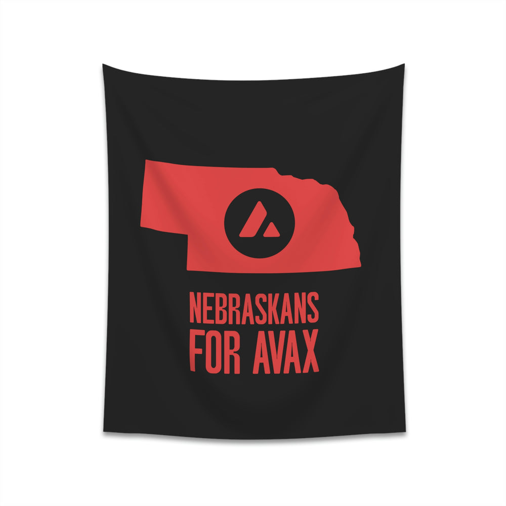 Nebraskans for Avax | Wall Tapestry