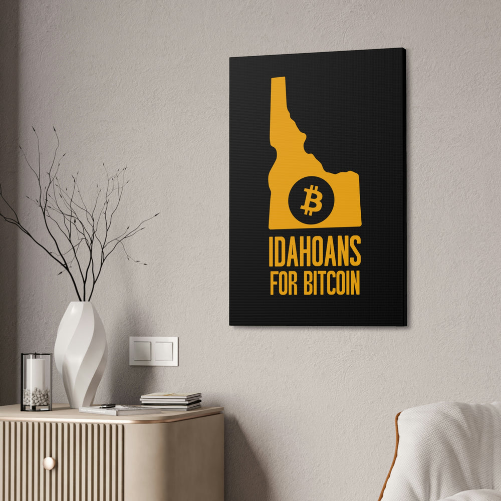 Idahoans for Bitcoin | Wall Canvas