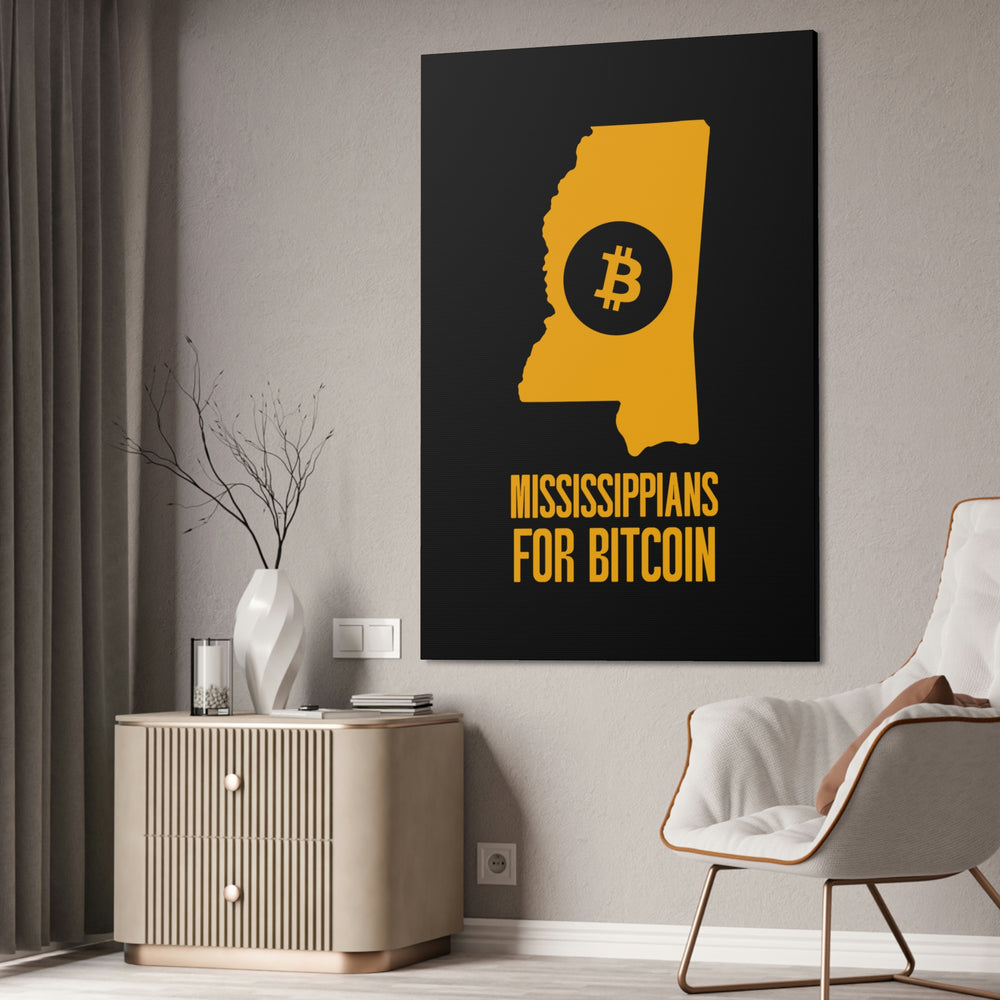 Mississippians for Bitcoin | Wall Canvas