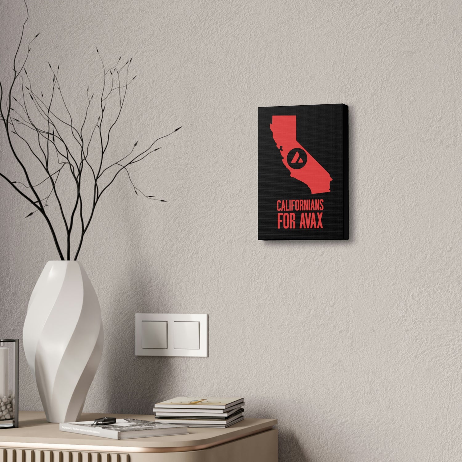 Californians for Avax | Wall Canvas