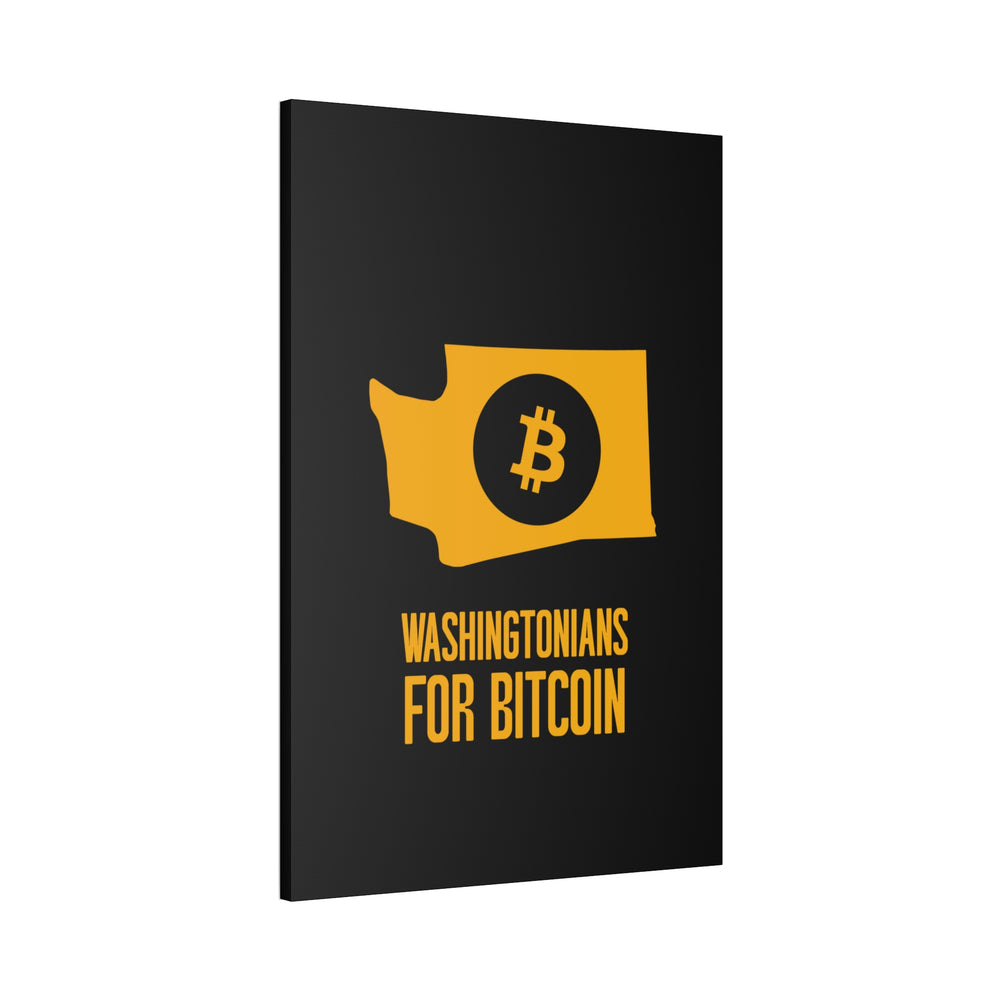 Washingtonians State for Bitcoin | Wall Canvas