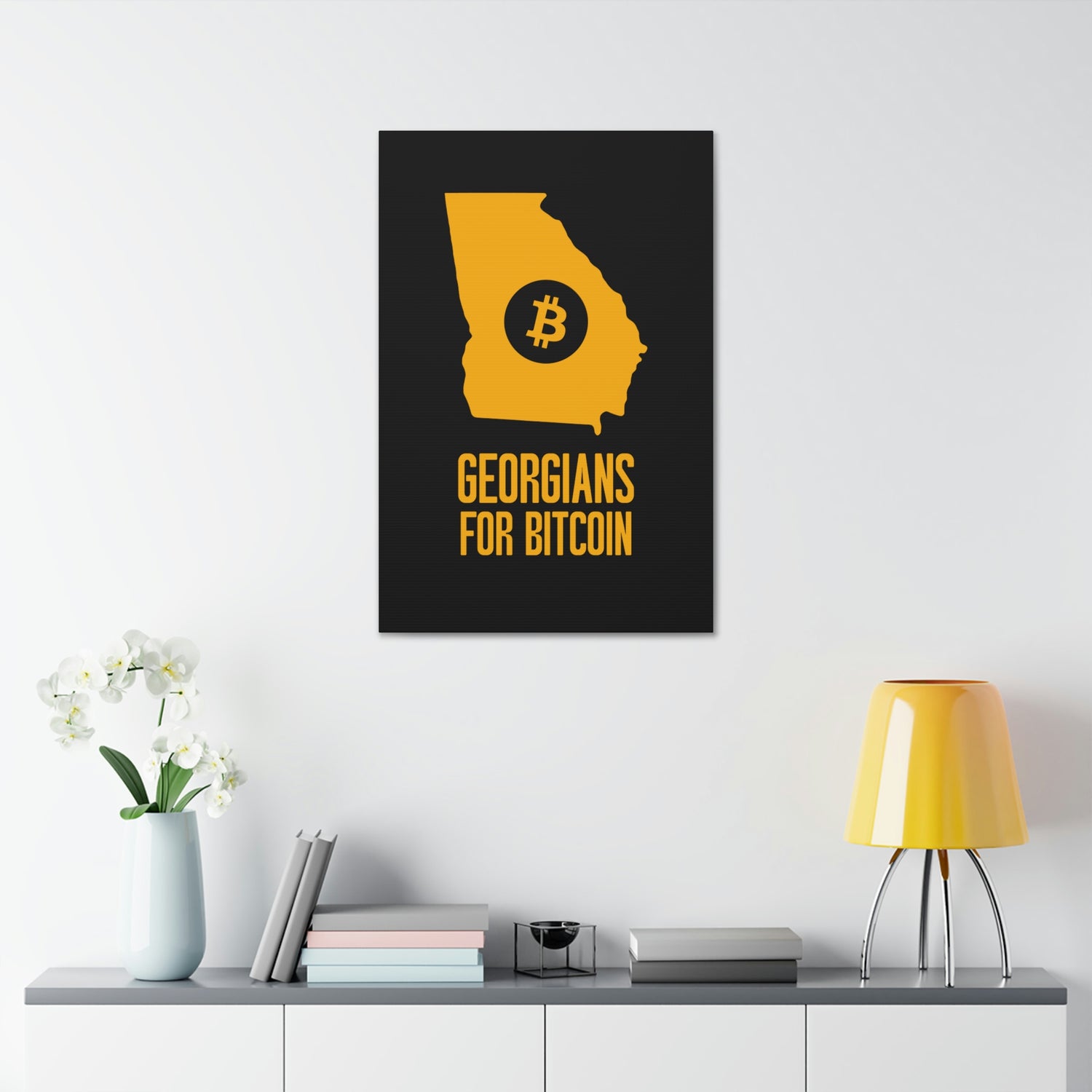 Georgians for Bitcoin | Wall Canvas