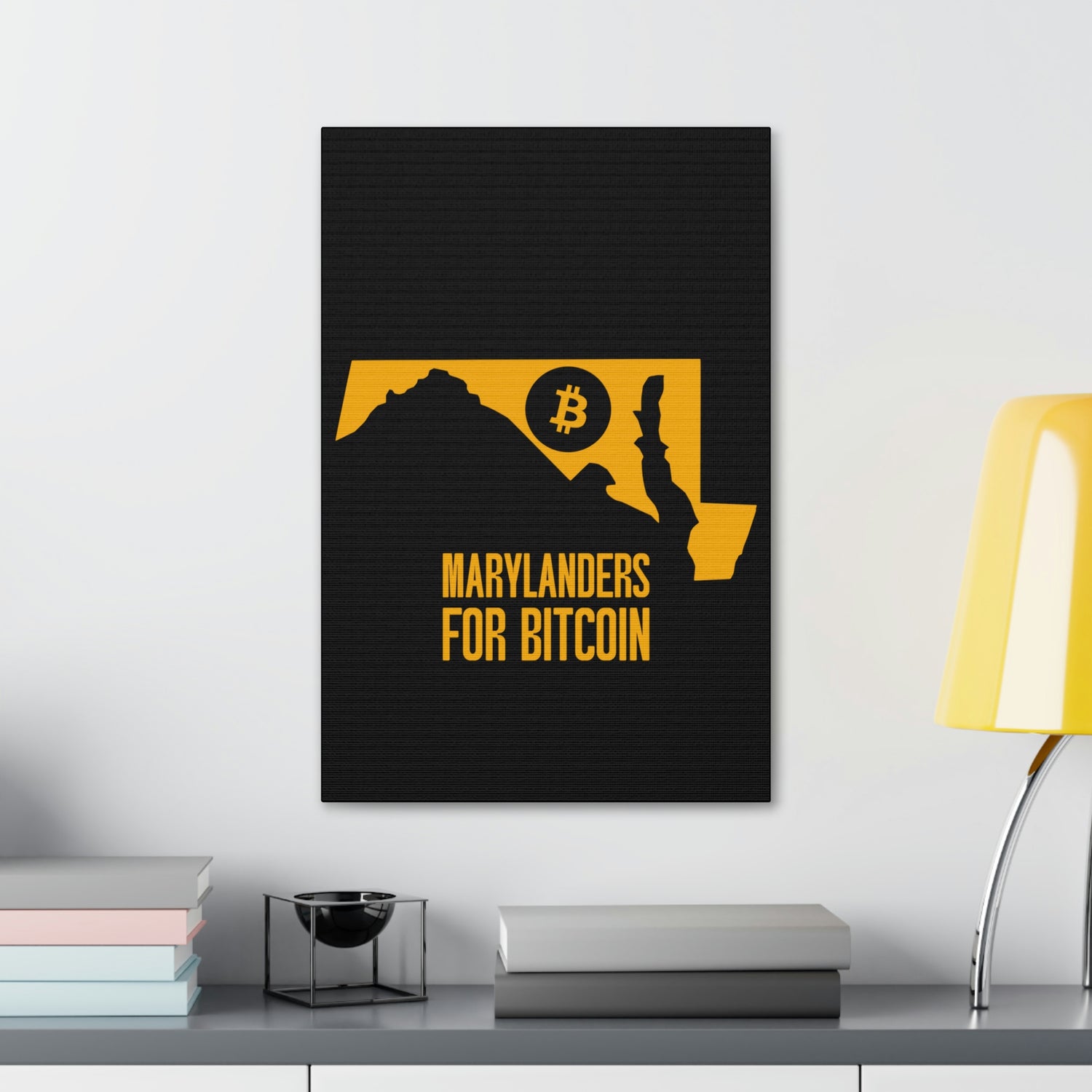 Marylanders for Bitcoin | Wall Canvas