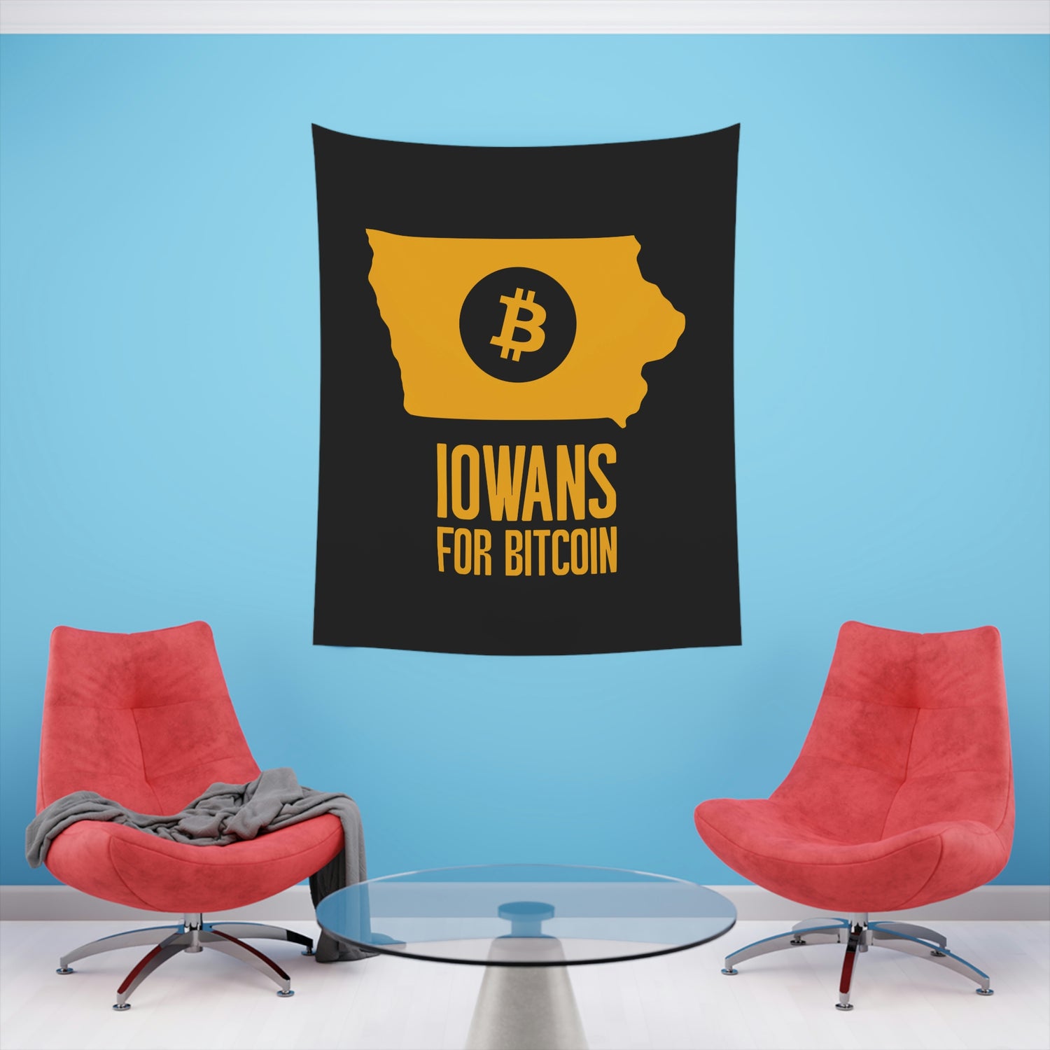 Iowans for Bitcoin | Wall Tapestry