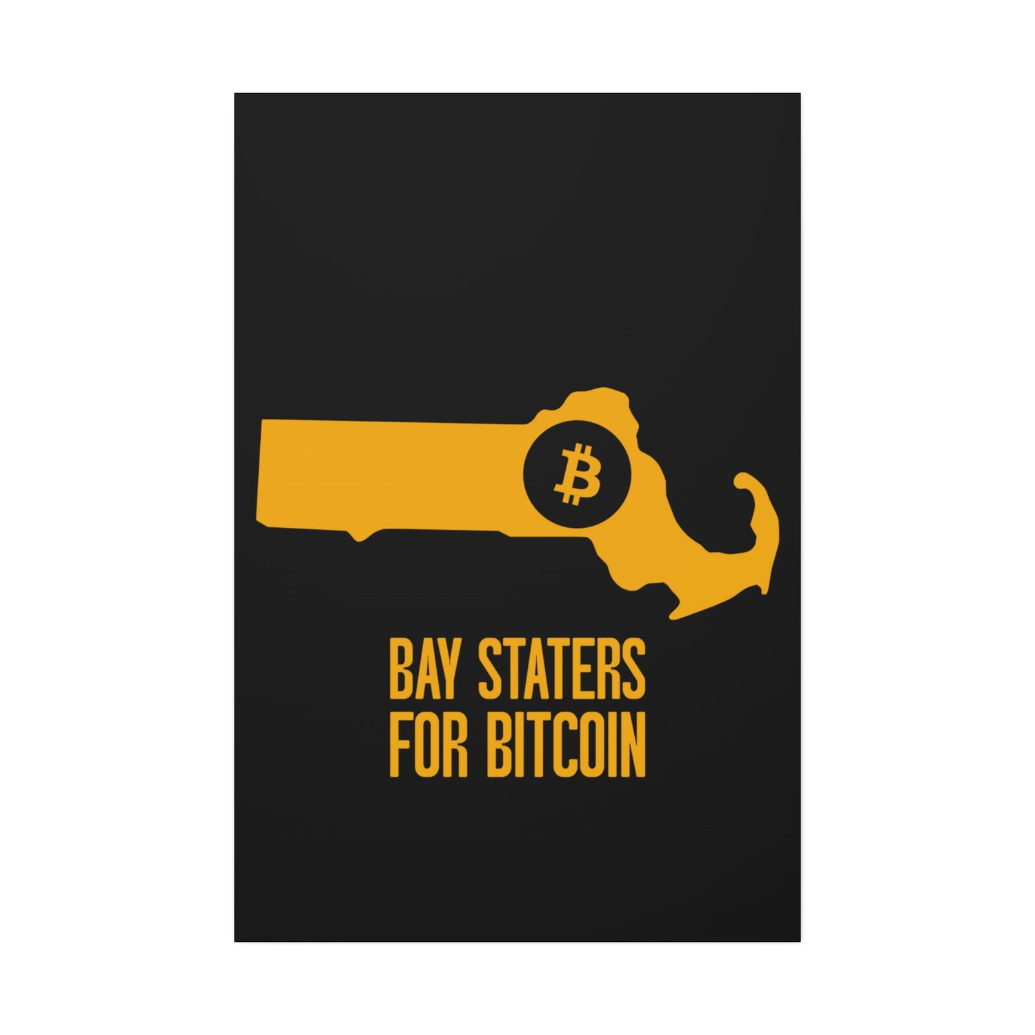 Bay Staters for Bitcoin | Wall Canvas