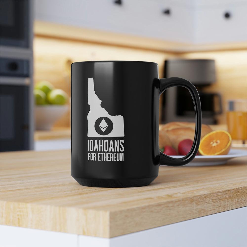 Idahoans for Ethereum | Black Mug