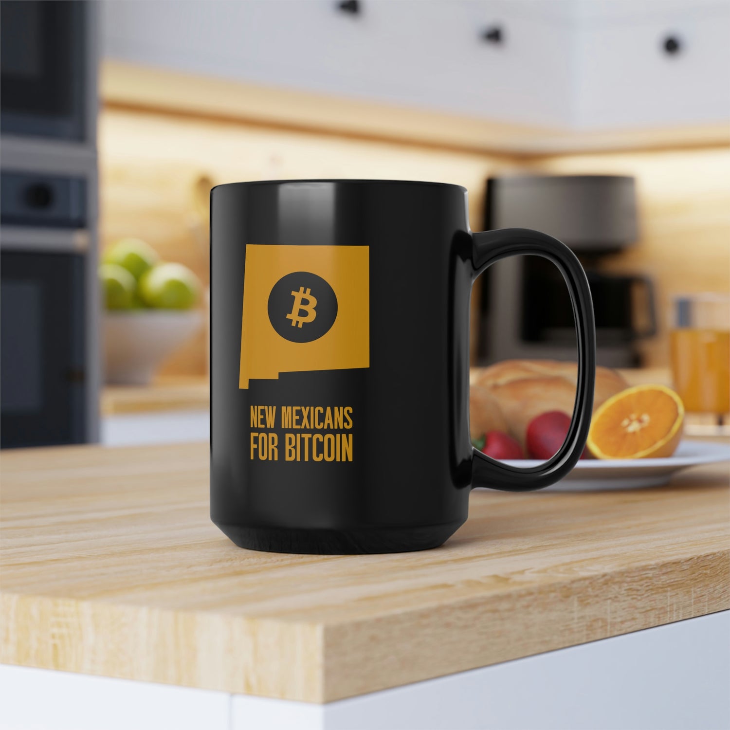 New Mexicans for Bitcoin | Black Mug