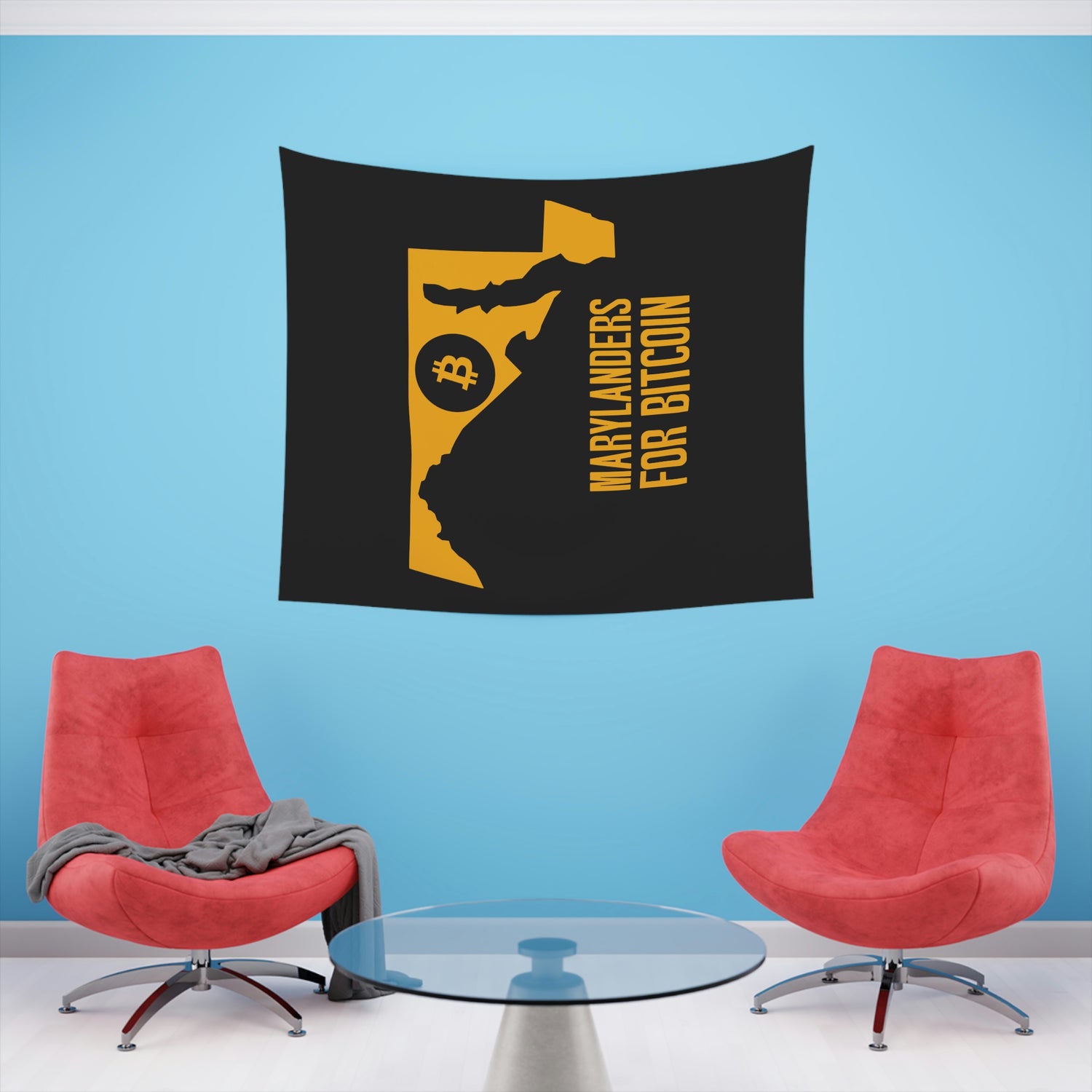 Marylanders for Bitcoin | Wall Tapestry