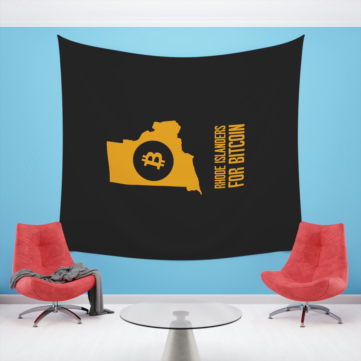 Rhode Islanders for Bitcoin | Wall Tapestry