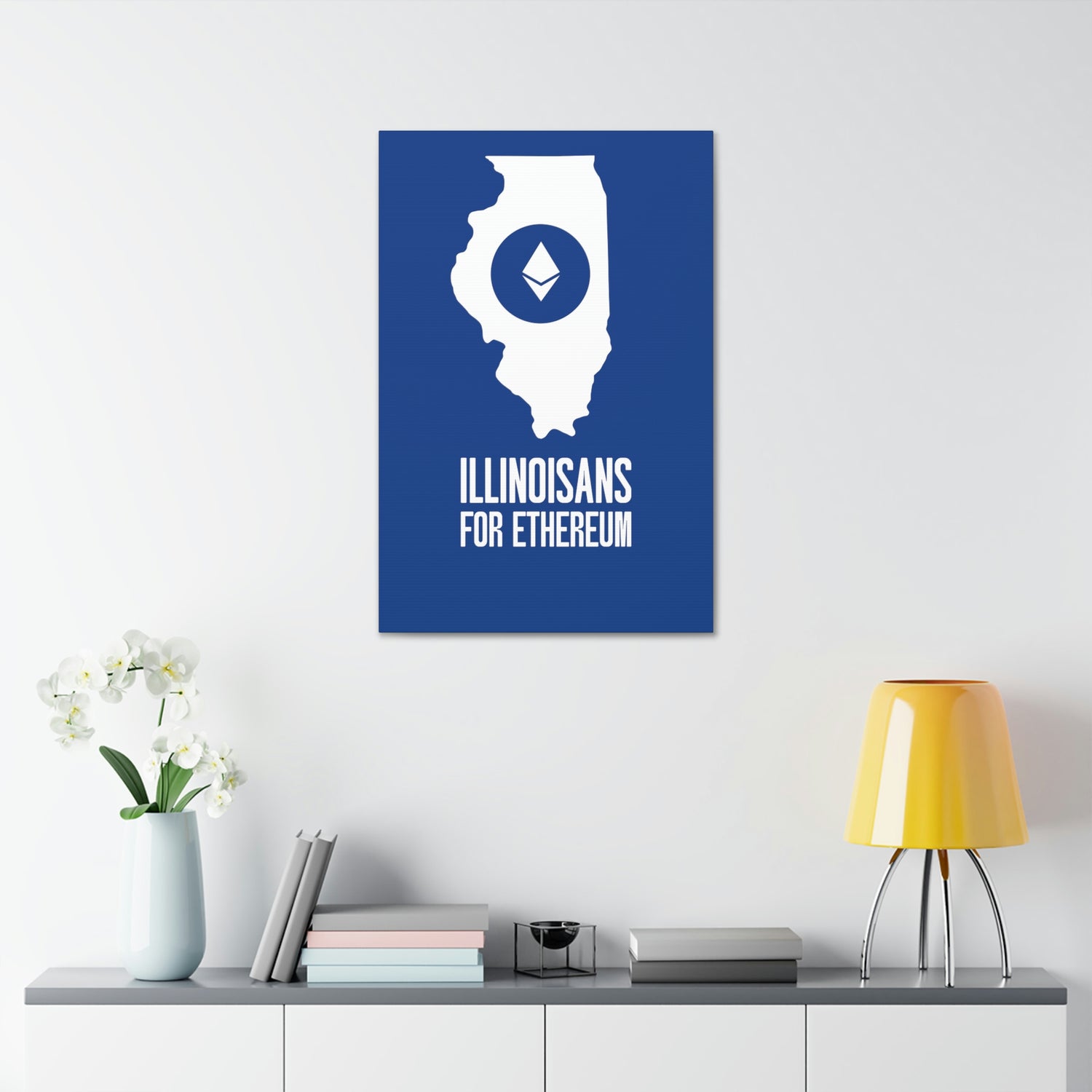 Illinoisans for Ethereum | Wall Canvas