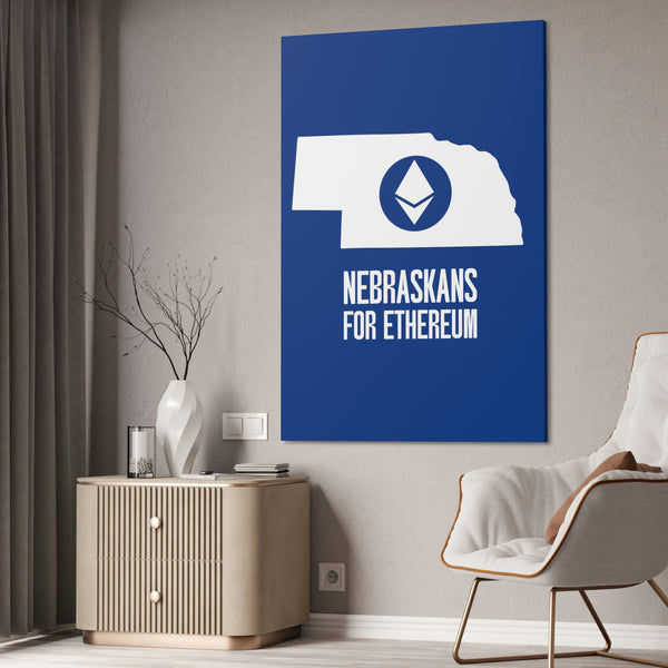 Nebraskans for Ethereum | Wall Canvas