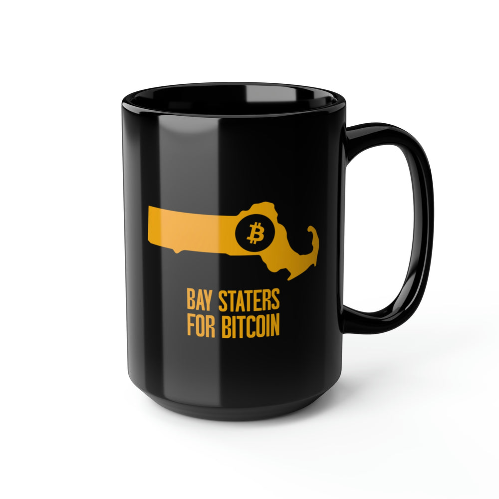 Bay Staters for Bitcoin | Black Mug