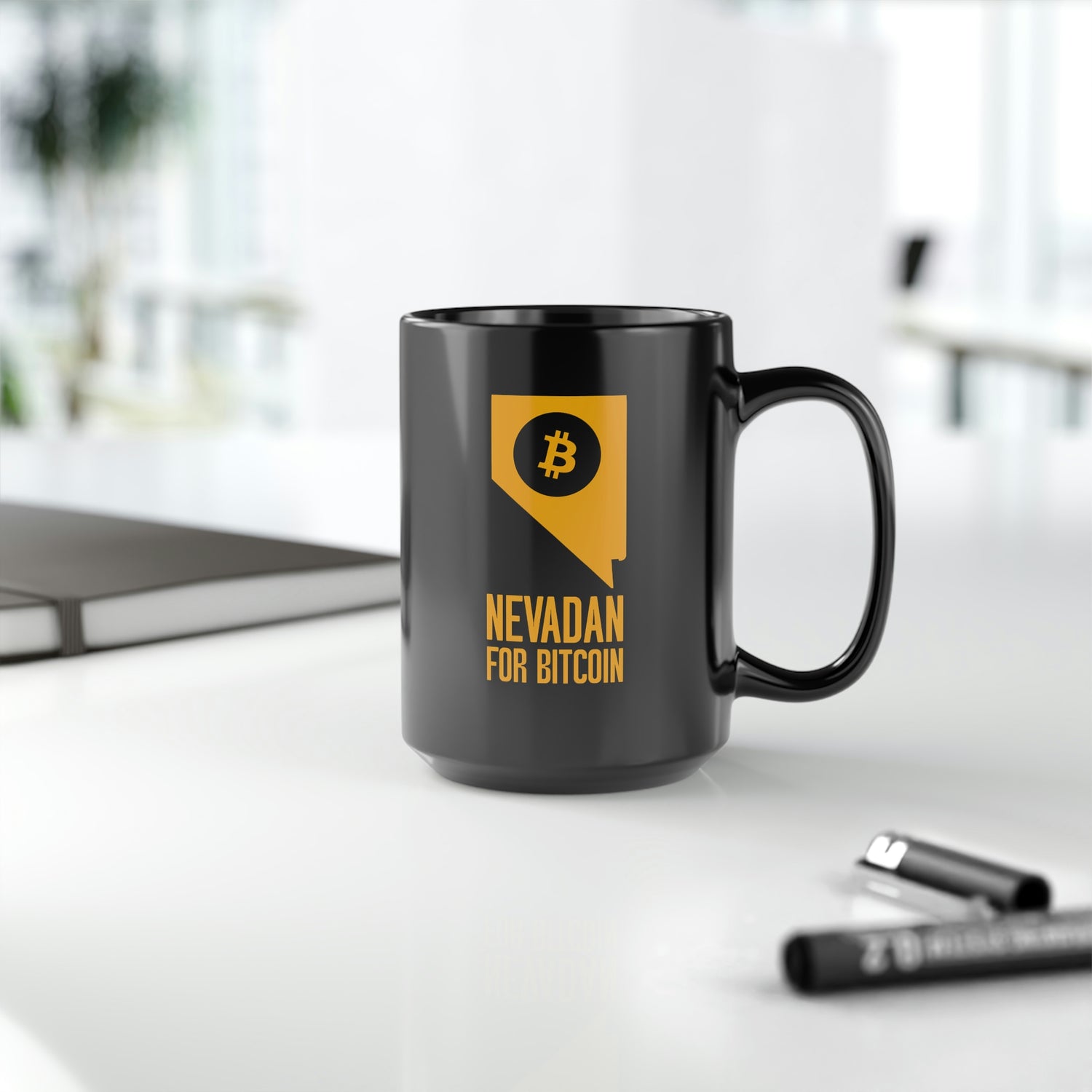 Nevadans for Bitcoin | Black Mug