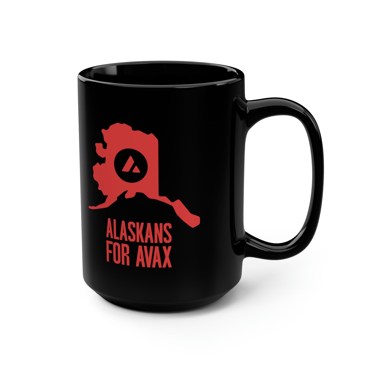 Alaskans for Avax | Black Mug