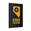 Nevadan for Bitcoin | Wall Canvas