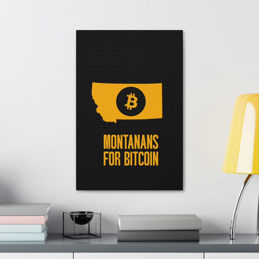 Montanans for Bitcoin | Wall Canvas