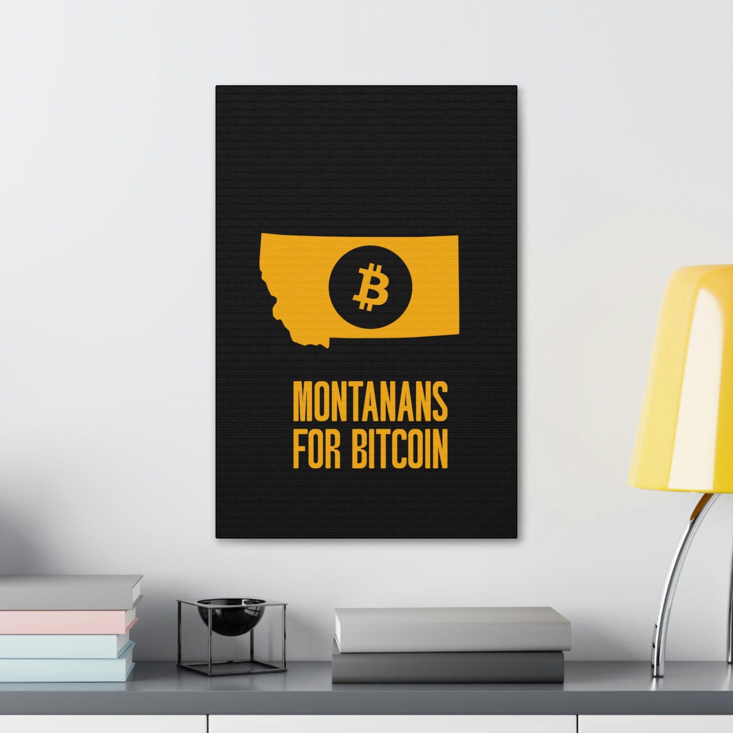 Montanans for Bitcoin | Wall Canvas