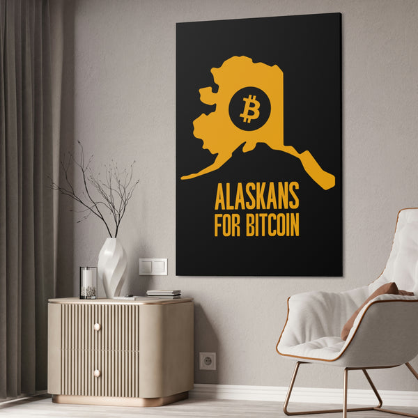 Alaskans for Bitcoin | Wall Canvas