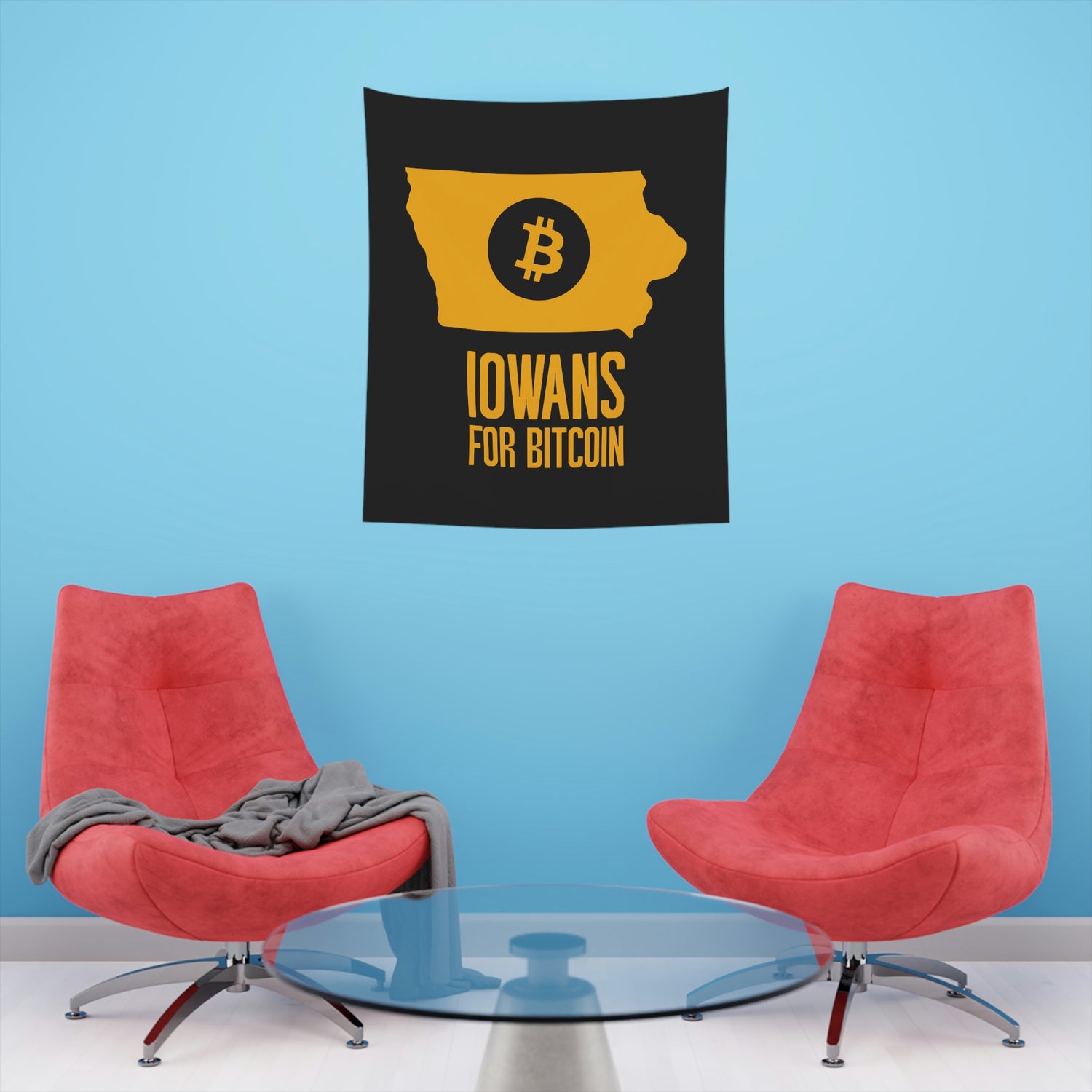 Iowans for Bitcoin | Wall Tapestry