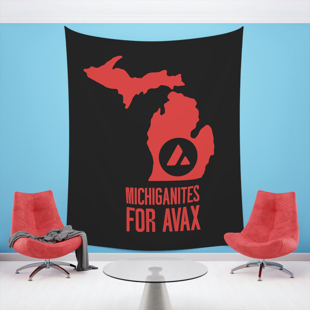 Michiganites for Avax | Wall Tapestry