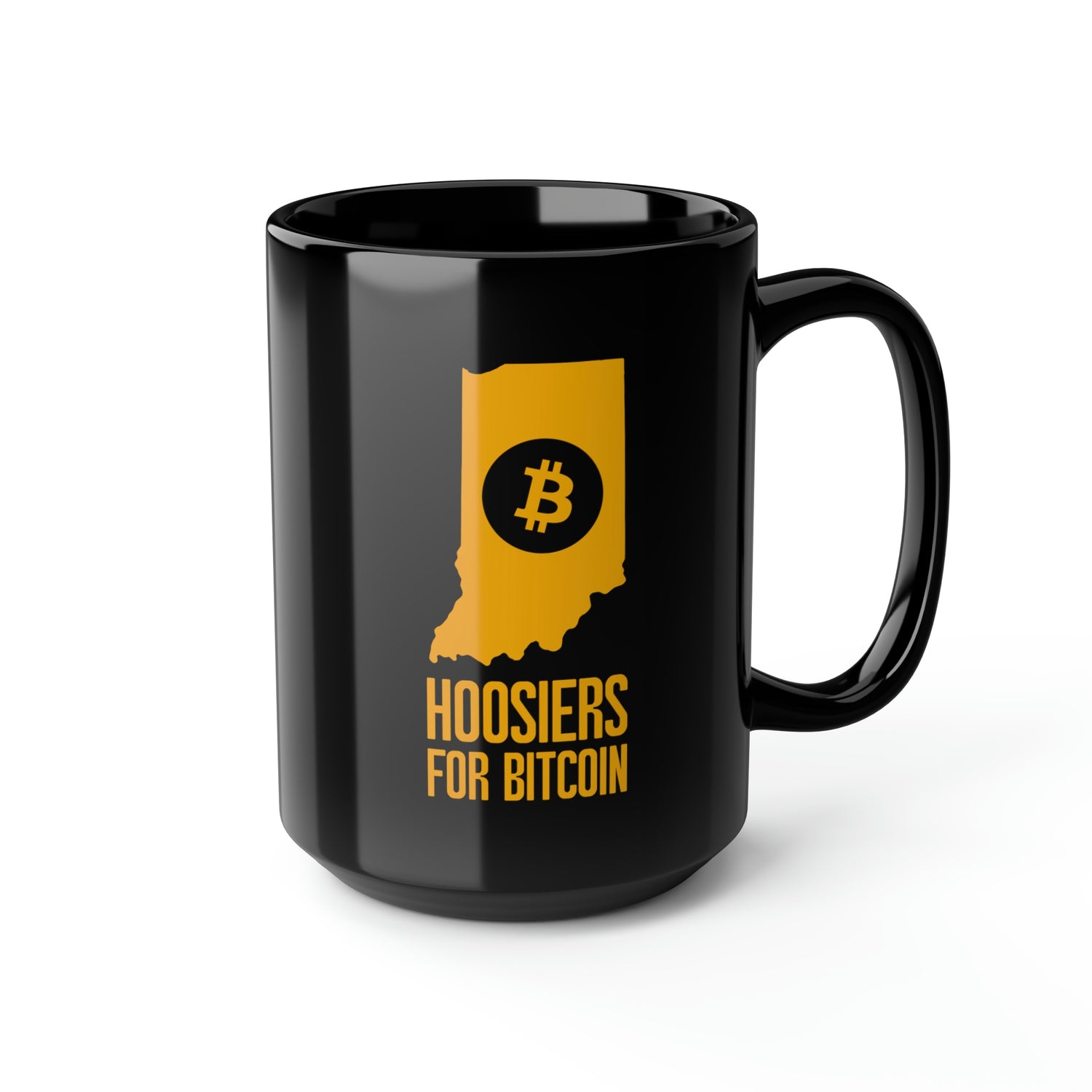 Hoosiers for Bitcoin | Black Mug