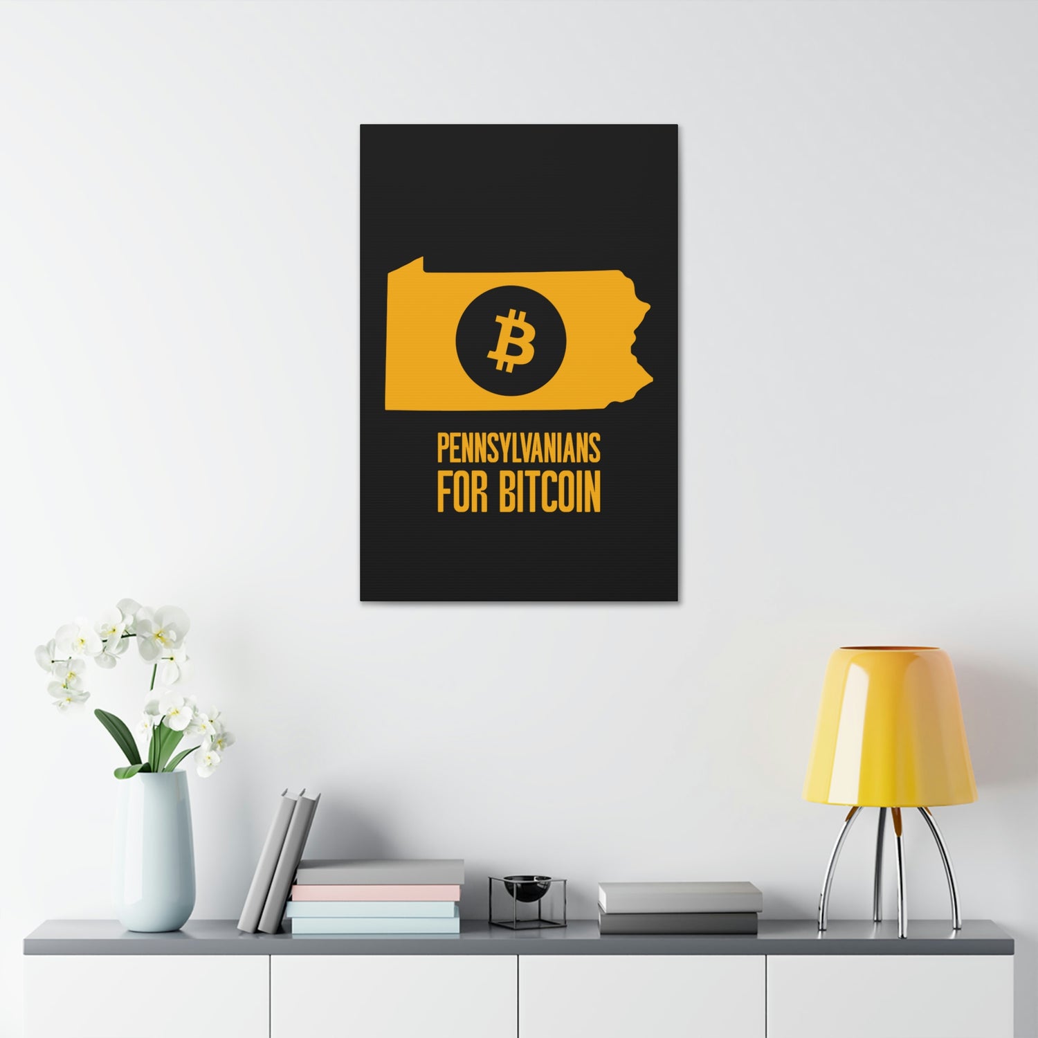 Pennsylvanians for Bitcoin | Wall Canvas