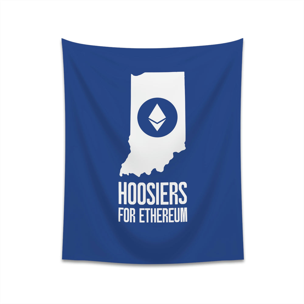 Hoosiers for Ethereum | Wall Tapestry