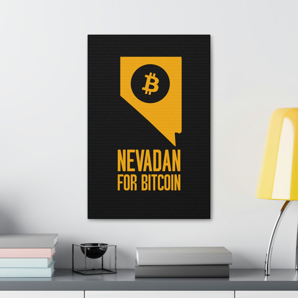 Nevadan for Bitcoin | Wall Canvas