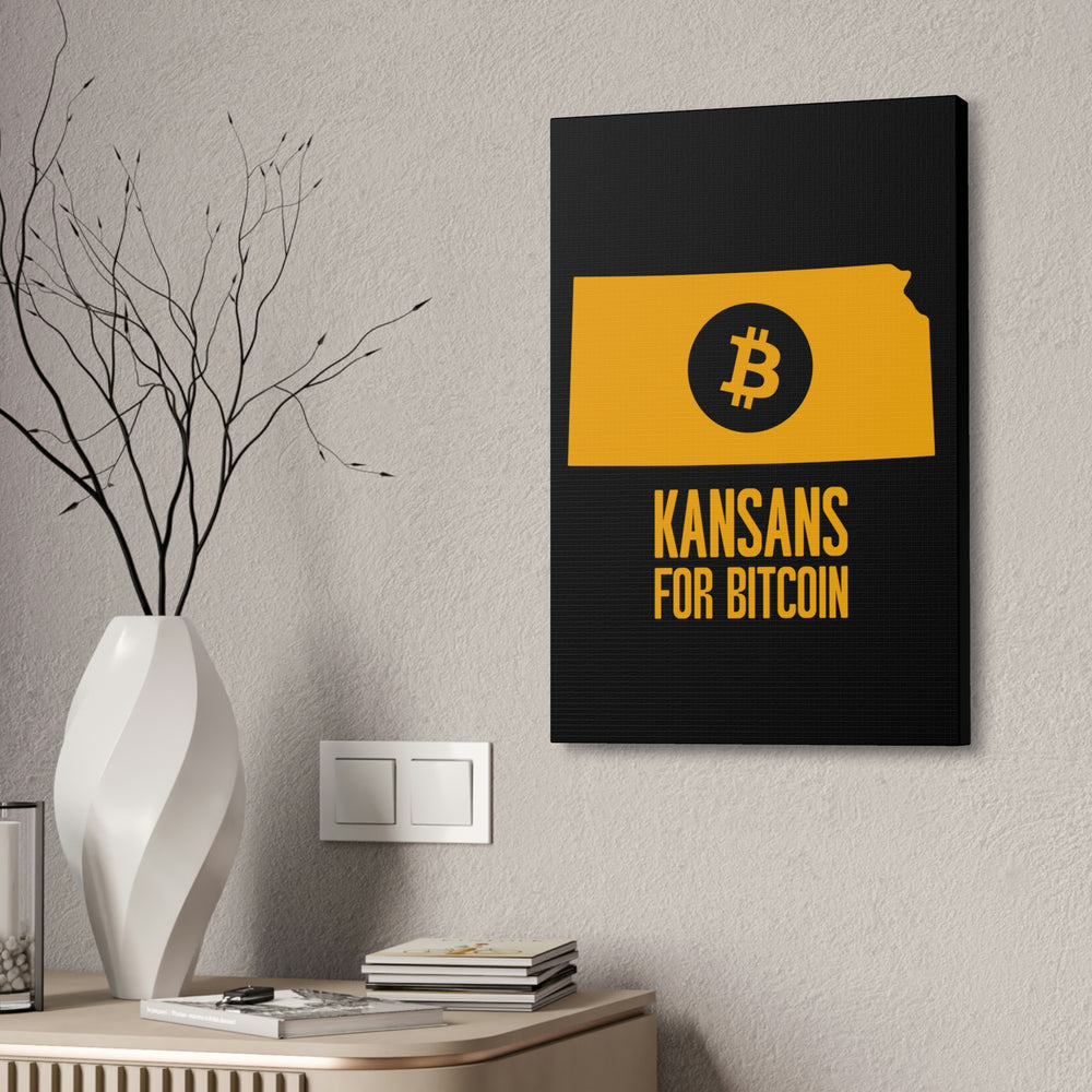 Kansans for Bitcoin | Wall Canvas