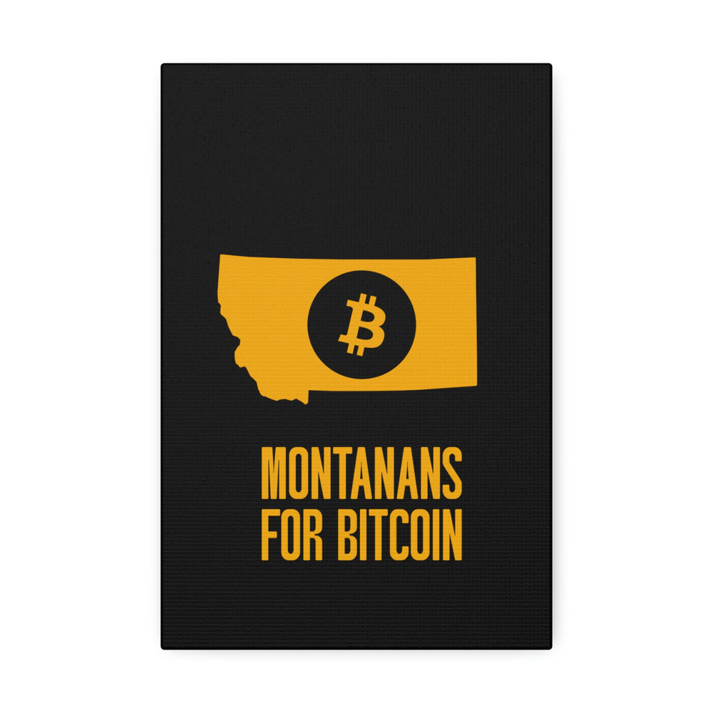 Montanans for Bitcoin | Wall Canvas